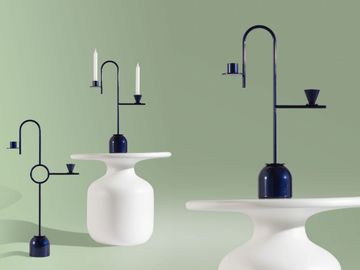 Blue Candleholders by Cappellini - view 5